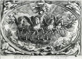 The Sun, 16th Century (engraving) | Obraz na stenu