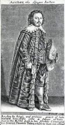 Archee, the kinges jester, a portrait of Archibald Armstrong, by Thomas Cecill, 1639-1640 (engraving) | Obraz na stenu