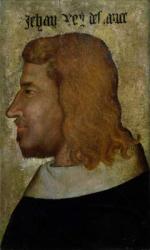 Portrait of John II,'the Good' (1319-64) King of France (oil on panel) | Obraz na stenu