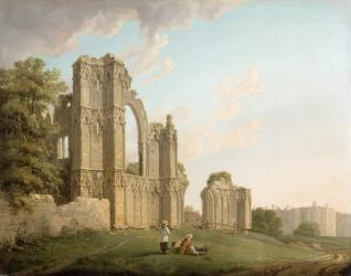 St Mary's Abbey, York, c.1778 (oil on canvas) | Obraz na stenu