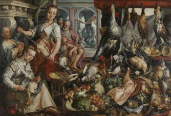 The Well-stocked Kitchen, 1566 (oil on panel) | Obraz na stenu