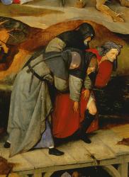 Detail from the Temptation of St. Anthony, c.1500 (oil on panel) | Obraz na stenu