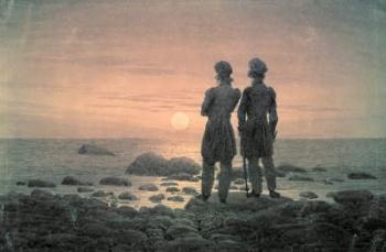 Two Men by The Sea | Obraz na stenu