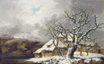A Winter Landscape, 1752 (oil on canvas) | Obraz na stenu