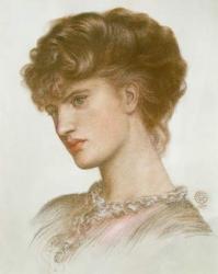 Portrait of Aglaia Coronio (nee Ionides) 1870 (chalk on paper) | Obraz na stenu
