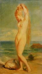 Venus depicted in a Seascape (study), 1839 (oil on study) | Obraz na stenu
