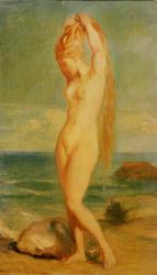 Venus depicted in a Seascape (study), 1839 (oil on study) | Obraz na stenu