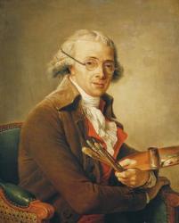 Portrait of Francois-Andre Vincent (1746-1816) (oil on canvas) | Obraz na stenu