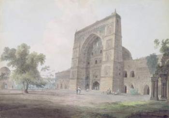Main Entrance of the Jami Mosque, Jaunpur, 1789 (w/c over graphite on wove paper) | Obraz na stenu