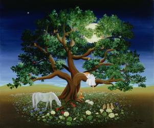 Tree of Dreams, 1994 (oil on canvas) | Obraz na stenu