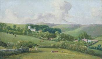 Osmington, A view to the village, c.1816 (oil on canvas) | Obraz na stenu