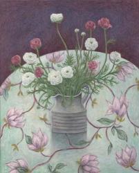 Flowers on Flowers, 2003 (oil on canvas) | Obraz na stenu