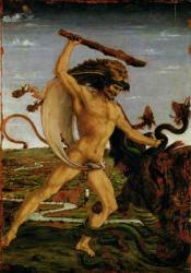 Hercules and the Hydra (tempera on panel) | Obraz na stenu