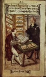 Jakob Fugger in his office, 1518 (pen & ink on paper) | Obraz na stenu