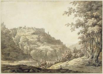 Tivoli, c.1768 (w/c and pen and grey ink over graphite on laid paper) | Obraz na stenu