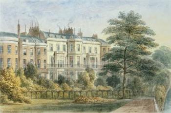 East front of Sir Robert Peel's House in Privy Garden (1788-1850) 1851 (w/c on paper) | Obraz na stenu