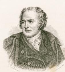 George Romney, 1734 1802. English portrait artist. From Histoire des Peintres, École Anglaise, published 1867 (litho) | Obraz na stenu