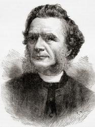 Brooke Foss Westcott, 1825  1901. British bishop of Durham, biblical scholar and theologian. From The Review of Reviews, published 1891 | Obraz na stenu