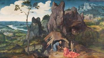 St. Jerome in the Desert (oil on panel) (see also 94947) | Obraz na stenu