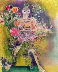 Day of the Dead, 2006 (dyes on silk) | Obraz na stenu