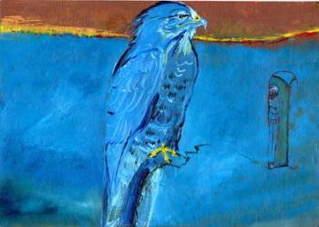 Blue Night Killer, 2016, (oil on board) | Obraz na stenu