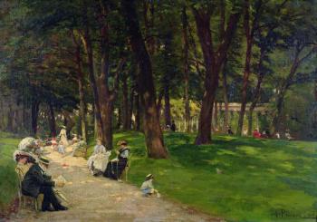 In The Park, 1903 (oil on canvas) | Obraz na stenu