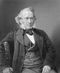 Richard Cobden, engraved by William Holl from a photograph, c.1860 (engraving) | Obraz na stenu