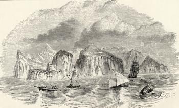 Illustration from 'Journal of Researches' by Charles Darwin (1809-82) published London 1890 (litho) | Obraz na stenu