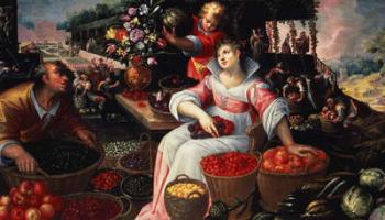 Fruitmarket (Summer), 1590 | Obraz na stenu