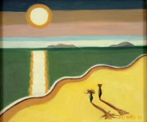 Evening Sun,2010 (oil on canvas) | Obraz na stenu