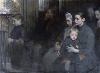 Resigned to their Lot, 1901 (oil on canvas) | Obraz na stenu