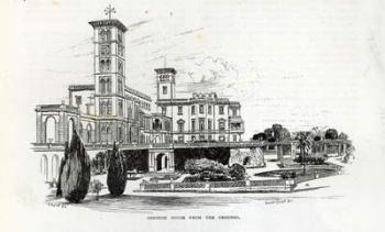 Osborne House from the Grounds, from 'Leisure Hour', 1888 (engraving) | Obraz na stenu