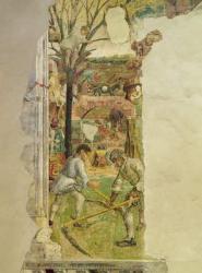 Allegory of May: haymaking, 1469-70, (fresco) | Obraz na stenu