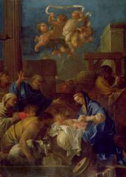 The Adoration of the Shepherds (oil on canvas) | Obraz na stenu