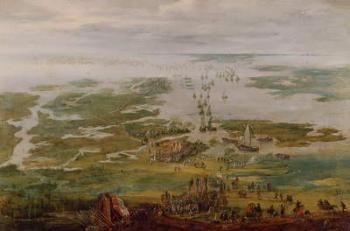 Episode from the Dutch Wars (oil on panel) | Obraz na stenu