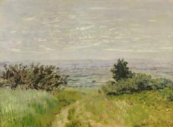 Landscape, Full View of Argenteuil (Hills of Sannois), 1872 (oil on canvas) | Obraz na stenu