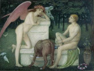 Eros and Ganymede | Obraz na stenu