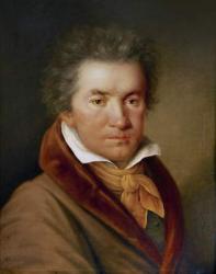 Ludwig van Beethoven (1770-1827) (oil on canvas) | Obraz na stenu