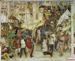The Battle of Clavigo (fresco) | Obraz na stenu