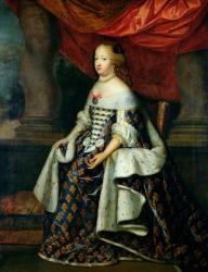 Portrait of Marie-Therese (1638-83) of Austria, after 1660 (oil on canvas) | Obraz na stenu