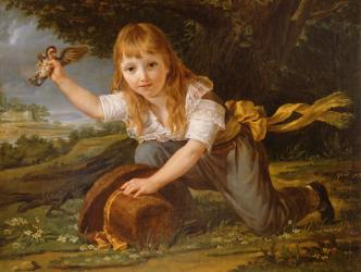 Portrait of Paulin des Hours Farel, 1793 (oil on canvas) | Obraz na stenu
