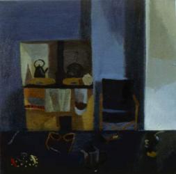 Blue Aga, 1996, (oil on canvas) | Obraz na stenu