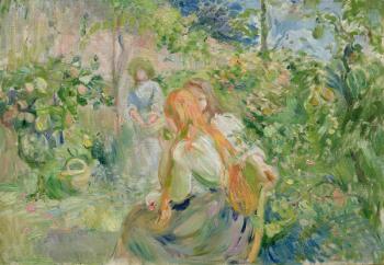 In the Garden at Roche-Plate, 1894 (oil on canvas) | Obraz na stenu