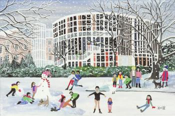 Yvonne Arnaud Theatre (w/c on paper) | Obraz na stenu