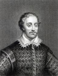 Edmund Spenser, engraved by Burnet Reading (engraving) | Obraz na stenu