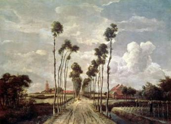 The Avenue at Middelharnis, 1689 (oil on canvas) | Obraz na stenu