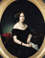 Portrait of the Baroness of Weisweiller, 1853 (oil on canvas) | Obraz na stenu