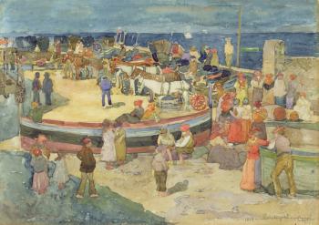 Grande Marina, Capri, 1899 (w/c on paper) | Obraz na stenu