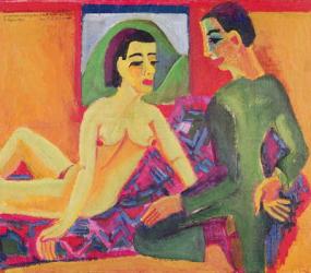 The Couple, 1923 (oil on canvas) | Obraz na stenu