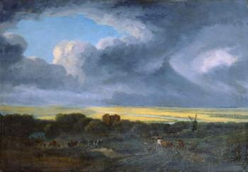 Stormy Landscape, 1795 (oil on canvas) | Obraz na stenu